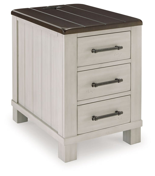 Darborn - Chair Side End Table - Gray / Brown – End Tables by Signature Design by Ashley® at Furniture Wholesale Plus , Nashville furniture store