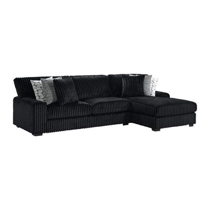 Nightfall - 2 Piece Sectional Set - Grand Cord – Stationary Sectionals by Elements International at Furniture Wholesale Plus , Nashville furniture store