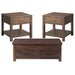 Jax - 3 Piece Occasional Table Set (Lift Top Coffee & Two End Tables) - Cherry – Table Sets by Elements International at Furniture Wholesale Plus , Nashville furniture store