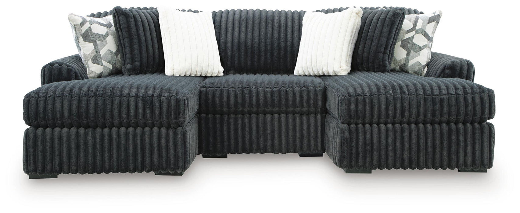 Midnight-Madness - Sectional – Stationary Sectionals by Signature Design by Ashley® at Furniture Wholesale Plus , Nashville furniture store