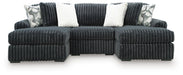 Midnight-Madness - Sectional – Stationary Sectionals by Signature Design by Ashley® at Furniture Wholesale Plus , Nashville furniture store
