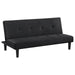 Stanford - Upholstered Tufted Convertible Sofa Bed - Black – Futon Sofas by Coaster Fine Furniture at Furniture Wholesale Plus , Nashville furniture store