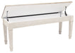 Skempton - Storage Bench - White – Storage Benches by Signature Design by Ashley® at Furniture Wholesale Plus , Nashville furniture store