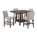 Seneca - Counter Height Dining Set – 5 Piece Dining Room Sets by Elements International at Furniture Wholesale Plus , Nashville furniture store