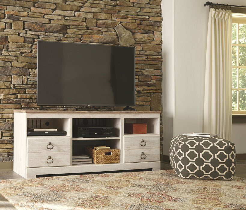 Willowton - Entertainment Center With Fireplace Option – Entertainment Centers by Signature Design by Ashley® at Furniture Wholesale Plus , Nashville furniture store