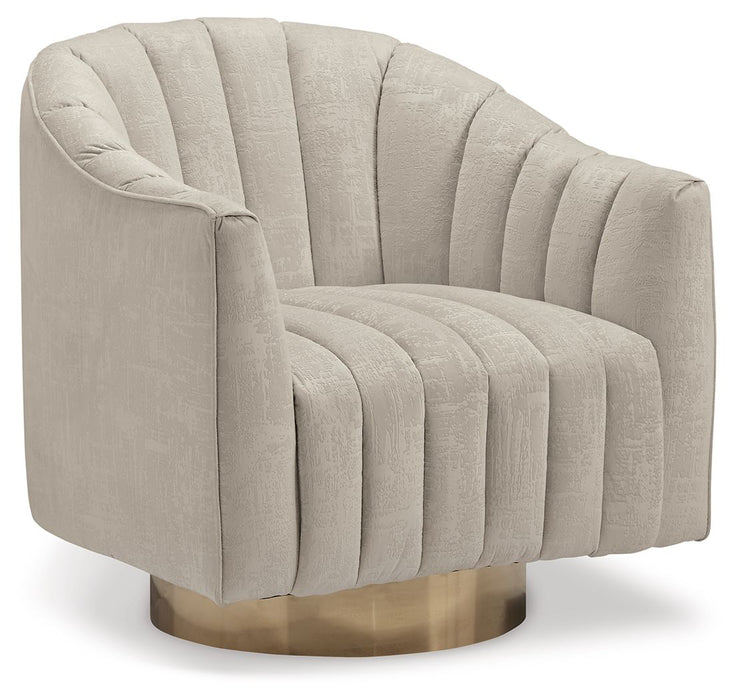 Penzlin - Swivel Accent Chair - Pearl – Swivel Chairs by Signature Design by Ashley® at Furniture Wholesale Plus , Nashville furniture store