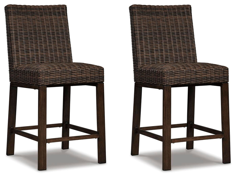 Paradise Trail - Barstool (Set of 2) - Medium Brown – Stool Sets by Signature Design by Ashley® at Furniture Wholesale Plus , Nashville furniture store