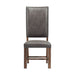 Gramercy - Tall Back Side Chair (Set of 2) - Chocolate – Chair Sets by Elements International at Furniture Wholesale Plus , Nashville furniture store