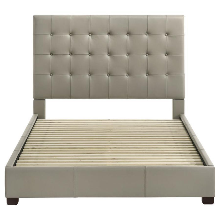Medley - Genuine Leather Platform Bed – Upholstered Beds by Coaster Fine Furniture at Furniture Wholesale Plus , Nashville furniture store
