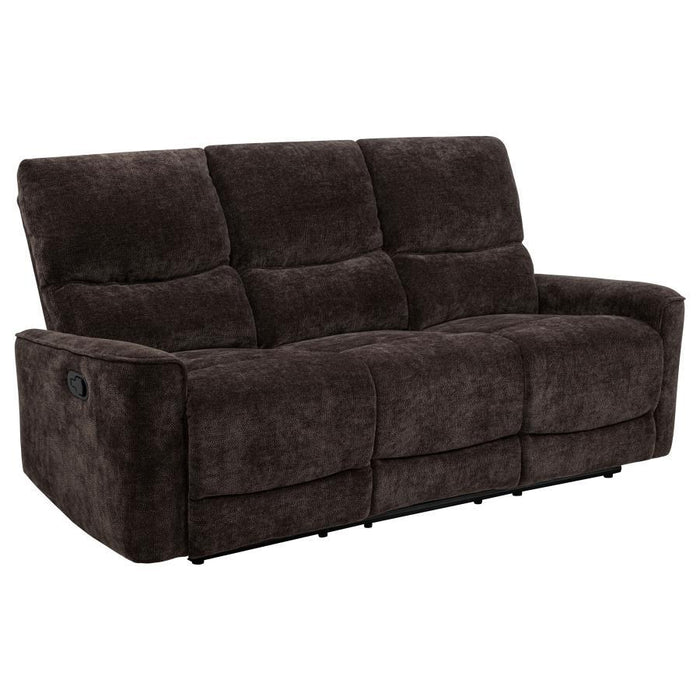 Navarro - Chenille Upholstered Reclining Sofa – Reclining Sofas by Coaster Fine Furniture at Furniture Wholesale Plus , Nashville furniture store