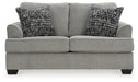Deakin - Loveseat - Ash – Stationary Loveseats by Signature Design by Ashley® at Furniture Wholesale Plus , Nashville furniture store