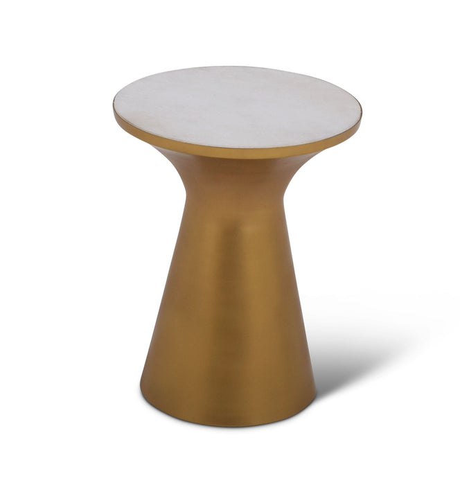 Jaipur - Round Table - White – Accent Tables by Steve Silver Furniture at Furniture Wholesale Plus , Nashville furniture store