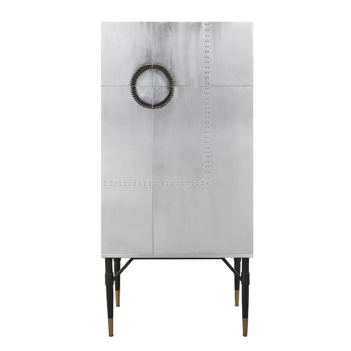 Yoela - Wine Cabinet - Aluminum - Premium Wine Cabinets from ACME - Just $3959! Shop now at Furniture Wholesale Plus  We are the best furniture store in Nashville, Hendersonville, Goodlettsville, Madison, Antioch, Mount Juliet, Lebanon, Gallatin, Springfield, Murfreesboro, Franklin, Brentwood