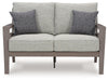 Hillside Barn - Loveseat W/Cushion - Gray / Brown – Loveseats by Signature Design by Ashley® at Furniture Wholesale Plus , Nashville furniture store