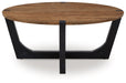 Hanneforth - Round Cocktail Table - Brown – Coffee Tables by Signature Design by Ashley® at Furniture Wholesale Plus , Nashville furniture store