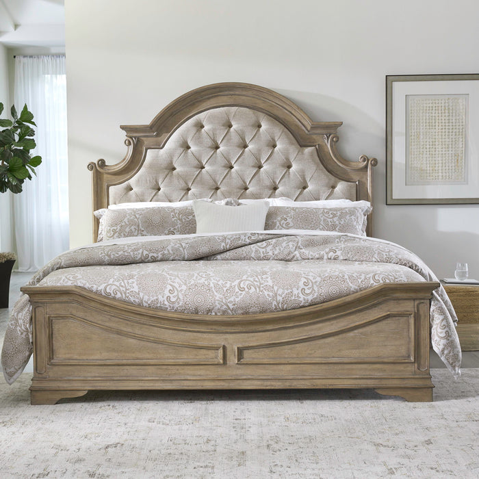 Magnolia Manor - Upholstered Bed – Upholstered Beds by Liberty Furniture at Furniture Wholesale Plus , Nashville furniture store