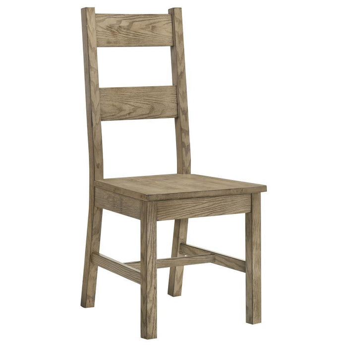 Cardova - Solid Wood Dining Side Chair (Set of 2) - Vineyard Oak – Chair Sets by Coaster Fine Furniture at Furniture Wholesale Plus , Nashville furniture store