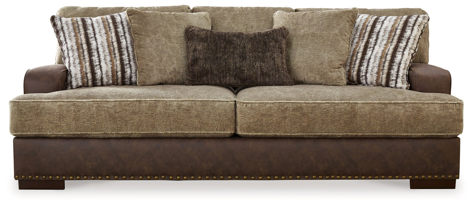 Alesbury - Sofa - Chocolate – Stationary Sofas by Signature Design by Ashley® at Furniture Wholesale Plus , Nashville furniture store