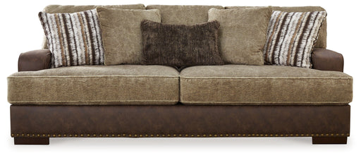 Alesbury - Sofa - Chocolate – Stationary Sofas by Signature Design by Ashley® at Furniture Wholesale Plus , Nashville furniture store