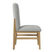 Portland - Square Back Dining Side Chair (Set of 2) - Natural / Gray – Chair Sets by Elements International at Furniture Wholesale Plus , Nashville furniture store
