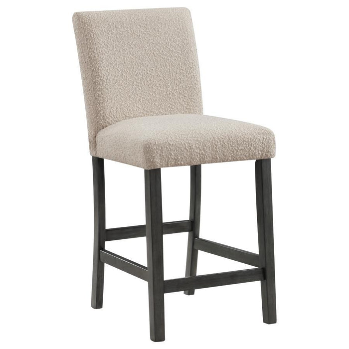 Alba - Boucle Upholstered Counter Height Dining Chair (Set of 2) - Premium Chair Sets from CoasterEveryday - Just $309! Shop now at Furniture Wholesale Plus  We are the best furniture store in Nashville, Hendersonville, Goodlettsville, Madison, Antioch, Mount Juliet, Lebanon, Gallatin, Springfield, Murfreesboro, Franklin, Brentwood