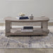 Harlow - Oval Cocktail Table - Sandstone & Satin Nickel – Cocktail Tables by Liberty Furniture at Furniture Wholesale Plus , Nashville furniture store