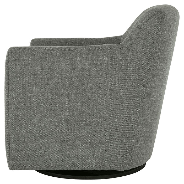 Bradney - Swivel Accent Chair - Premium Swivel Chairs from Signature Design by Ashley® - Just $378! Shop now at Furniture Wholesale Plus  We are the best furniture store in Nashville, Hendersonville, Goodlettsville, Madison, Antioch, Mount Juliet, Lebanon, Gallatin, Springfield, Murfreesboro, Franklin, Brentwood