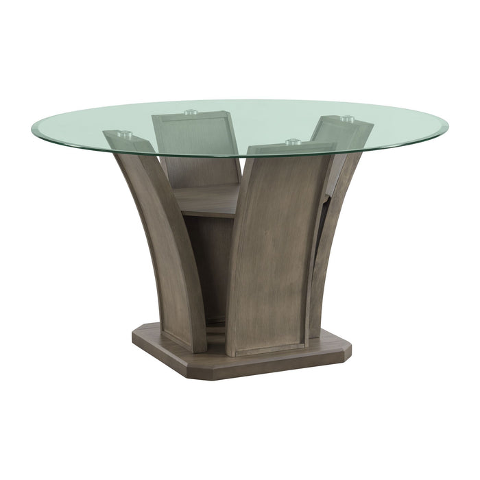 Dapper - Round Dining Table – Dining Tables by Elements International at Furniture Wholesale Plus , Nashville furniture store