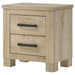 Oakglen - 2-Drawer Nightstand Bedside Table - Weathered Oak - Premium Accent Nightstands from Coaster Fine Furniture - Just $169! Shop now at Furniture Wholesale Plus  We are the best furniture store in Nashville, Hendersonville, Goodlettsville, Madison, Antioch, Mount Juliet, Lebanon, Gallatin, Springfield, Murfreesboro, Franklin, Brentwood