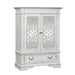 Abbey Park - Mirrored Door Chest - Antique White – Door Chests by Liberty Furniture at Furniture Wholesale Plus , Nashville furniture store