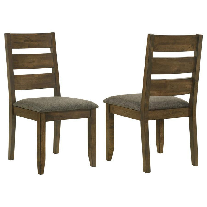 Alston - Wood Dining Side Chair (Set of 2) - Knotty Nutmeg – Chair Sets by CoasterEveryday at Furniture Wholesale Plus , Nashville furniture store