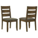 Alston - Wood Dining Side Chair (Set of 2) - Knotty Nutmeg – Chair Sets by CoasterEveryday at Furniture Wholesale Plus , Nashville furniture store