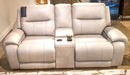 Real Moments - Power Reclining Loveseat With Audio Seating - Ash – Reclining Loveseats by Signature Design by Ashley® at Furniture Wholesale Plus , Nashville furniture store