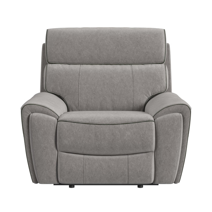 Jackpot - P1 Recliner - Explore Light Gray – Reclining Chairs by Elements International at Furniture Wholesale Plus , Nashville furniture store
