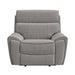 Jackpot - P1 Recliner - Explore Light Gray – Reclining Chairs by Elements International at Furniture Wholesale Plus , Nashville furniture store