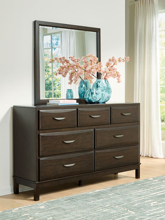 Vanmore - Dresser And Mirror - Dark Brown – Dresser & Mirror by Signature Design by Ashley® at Furniture Wholesale Plus , Nashville furniture store