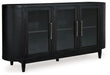 Rowanbeck - Dining Room Server - Black – Servers by Signature Design by Ashley® at Furniture Wholesale Plus , Nashville furniture store