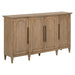 Pavilion - 4 Door Accent Cabinet - Natural – Accent Cabinets by Liberty Furniture at Furniture Wholesale Plus , Nashville furniture store