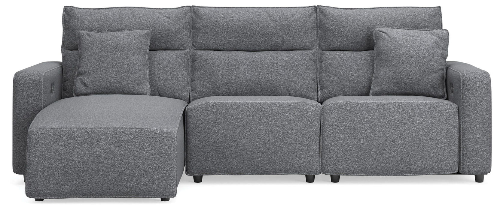 Modmax II - Reclining Sectional - Salt And Pepper – Reclining Sectionals by Signature Design by Ashley® at Furniture Wholesale Plus , Nashville furniture store