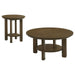 Ottowa - Round Wood Coffee Table Set – Table Sets by Coaster Fine Furniture at Furniture Wholesale Plus , Nashville furniture store