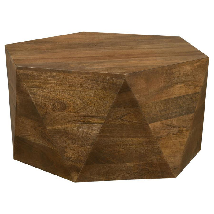 Zalika - Hexagonal Solid Mango Wood Table – End Tables by Coaster Fine Furniture at Furniture Wholesale Plus , Nashville furniture store