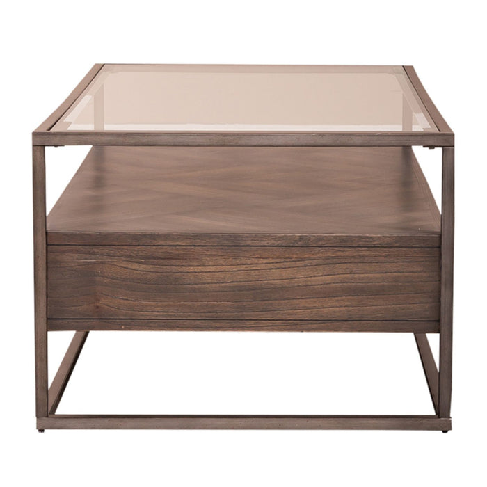 Jamestown - Rectangular Cocktail Table - Tobacco – Cocktail Tables by Liberty Furniture at Furniture Wholesale Plus , Nashville furniture store