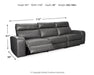 Samperstone - Power Reclining Sectional – Reclining Sectionals by Signature Design by Ashley® at Furniture Wholesale Plus , Nashville furniture store