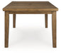 Urbinforte - Dining Room Butterfly Extension Table - Light Brown – Dining Tables with Extensions by Signature Design by Ashley® at Furniture Wholesale Plus , Nashville furniture store