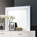 Felicity - Wood LED Dresser Mirror - White High Gloss – Mirrors by CoasterEssence at Furniture Wholesale Plus , Nashville furniture store