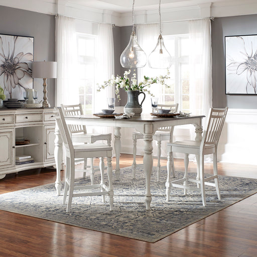 Magnolia Manor - Gathering Table Set – 5 Piece Dining Room Sets by Liberty Furniture at Furniture Wholesale Plus , Nashville furniture store
