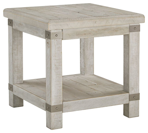 Carynhurst - White Wash Gray - Rectangular End Table - Premium End Tables from Signature Design by Ashley® - Just $258! Shop now at Furniture Wholesale Plus  We are the best furniture store in Nashville, Hendersonville, Goodlettsville, Madison, Antioch, Mount Juliet, Lebanon, Gallatin, Springfield, Murfreesboro, Franklin, Brentwood