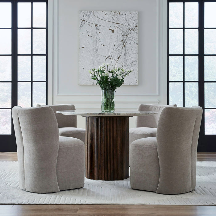 Accent Dining - Dining Chair With Casters Accent – Side Chairs by Liberty Furniture at Furniture Wholesale Plus , Nashville furniture store