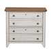 Farmhouse Reimagined - Lateral File - Antique White / Chestnut Tops – Filing Cabinets by Liberty Furniture at Furniture Wholesale Plus , Nashville furniture store