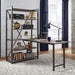 Tanners Creek - 2 Piece Home Office Set (Desk And Bookcase) - Graystone – 2 Piece Home Office Sets by Liberty Furniture at Furniture Wholesale Plus , Nashville furniture store